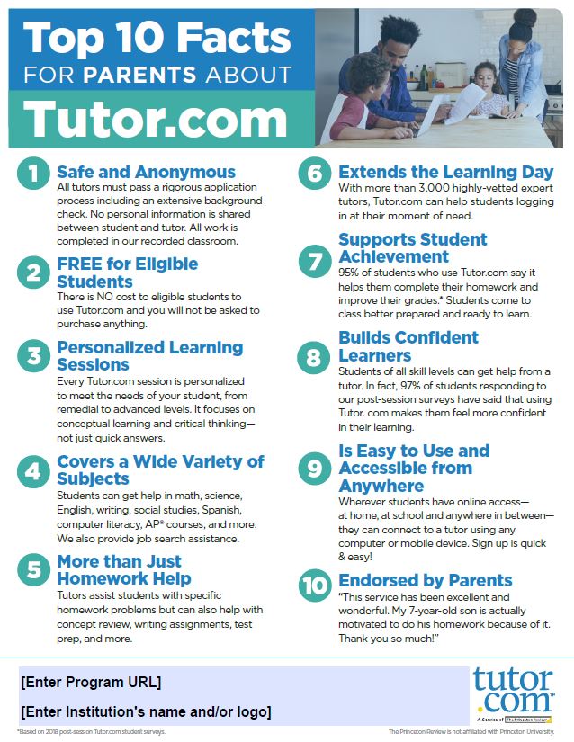 Top 10 Facts for Parents - pdf cover